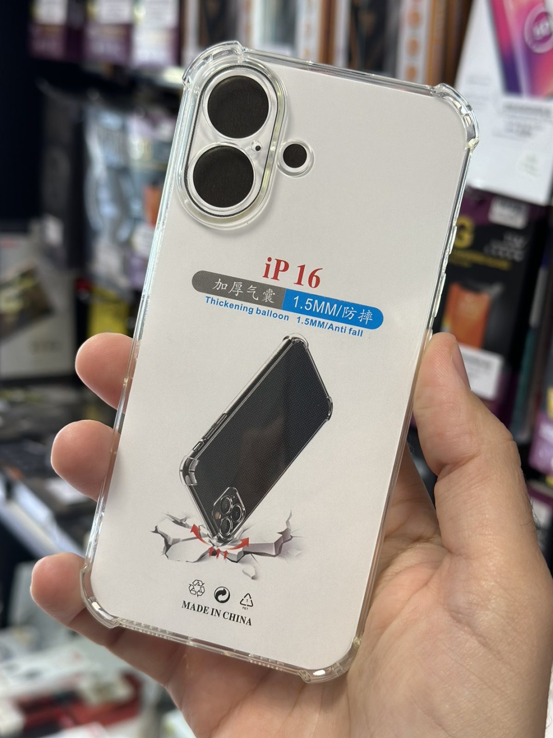 Удароустойчив калъф за iPhone 16, със защита на камерите Antishock