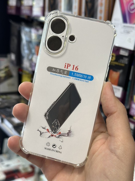 Удароустойчив калъф за iPhone 16, със защита на камерите Antishock