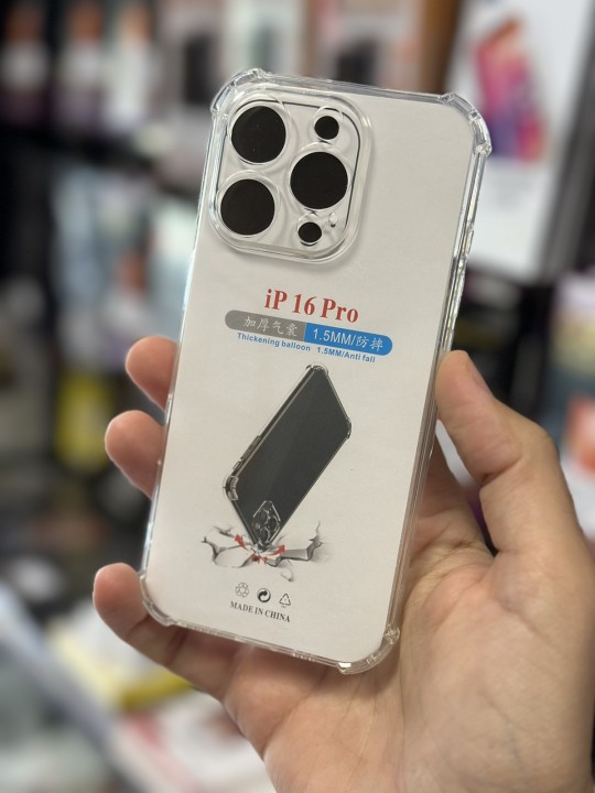Удароустойчив калъф за iPhone 16 Pro, със защита на камерите Antishock