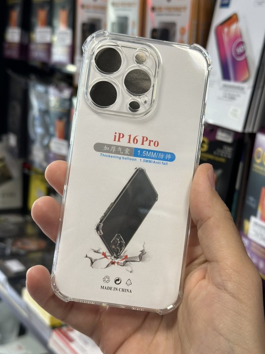 Удароустойчив калъф за iPhone 16 Pro, със защита на камерите Antishock