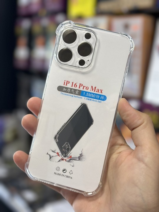 Удароустойчив калъф за iPhone 16 Pro Max, със защита на камерите Antishock