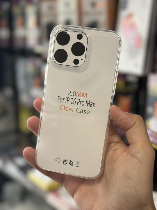 Силиконов кейс за iPhone 16 Pro Max - прозрачен