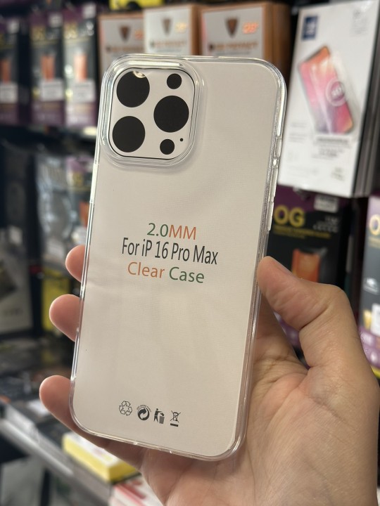 Силиконов кейс за iPhone 16 Pro Max - прозрачен