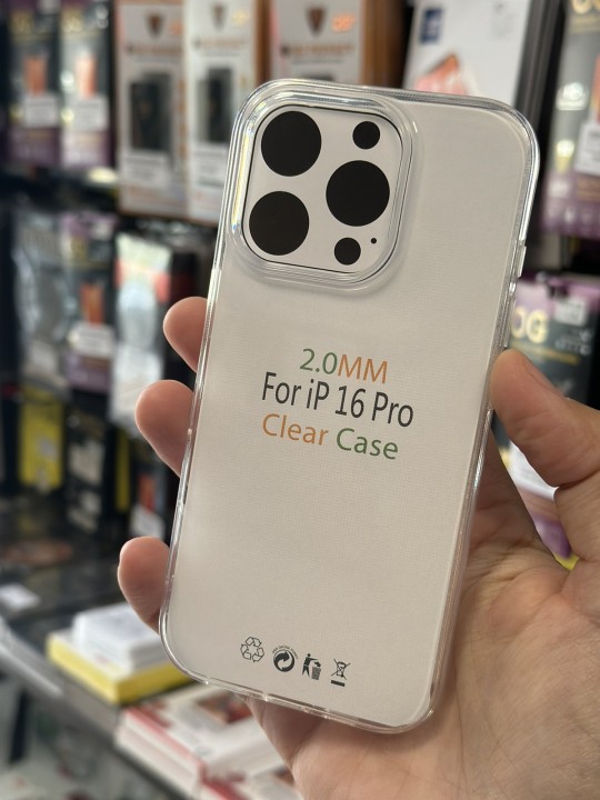 Силиконов кейс за iPhone 16 Pro - прозрачен