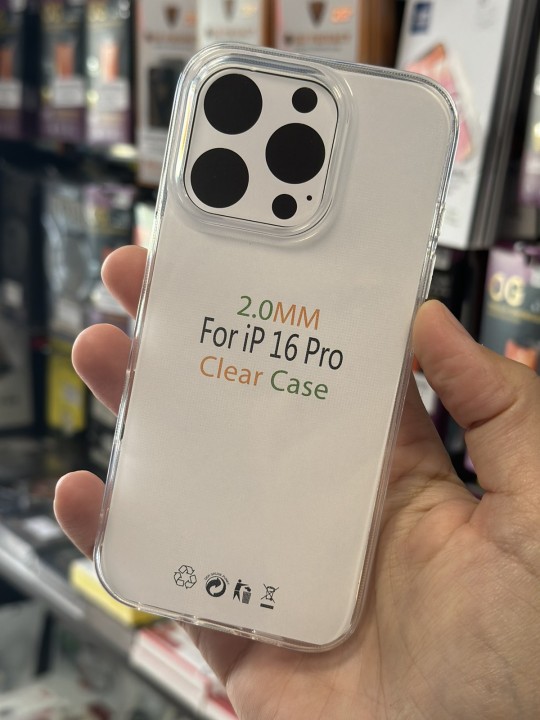 Силиконов кейс за iPhone 16 Pro - прозрачен