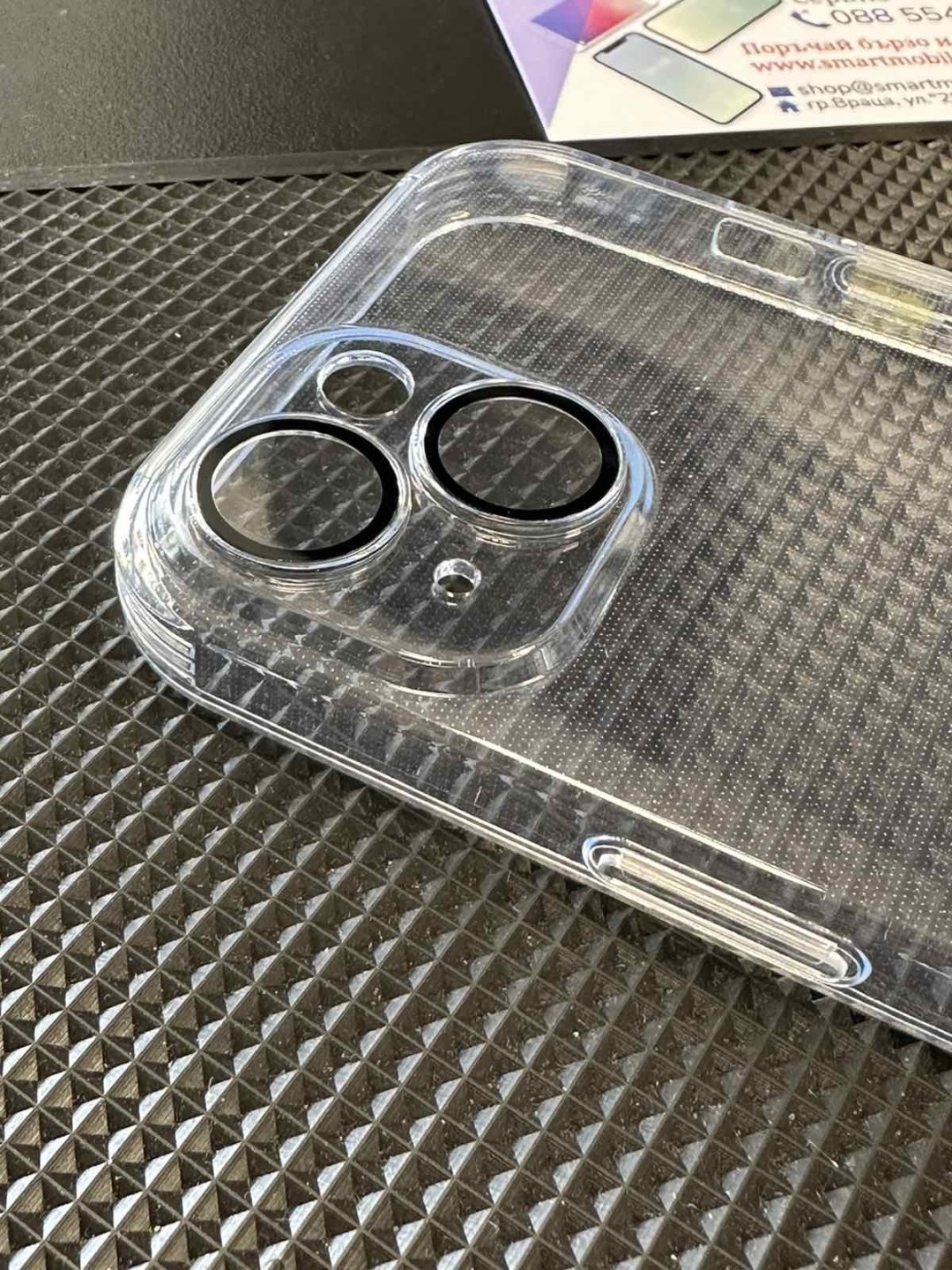 Калъф за iPhone 15 - JoyRoom JR-15Q1, със защита на камерите, прозрачен