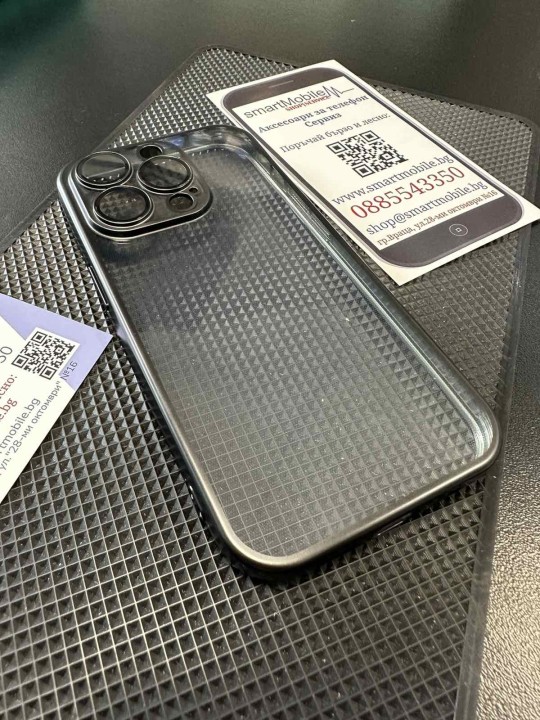 Калъф за iPhone 14 Pro Max - Silicone Case Lux, Black
