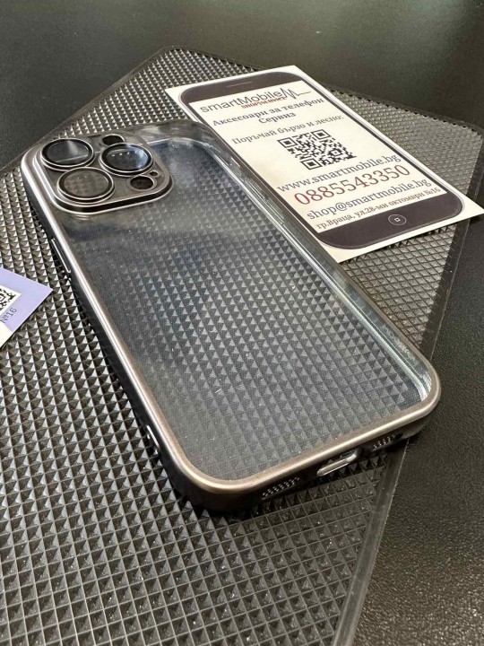 Калъф за iPhone 15 Pro - JoyRoom JR-15Q2, със защита на камерите, Gray MATT