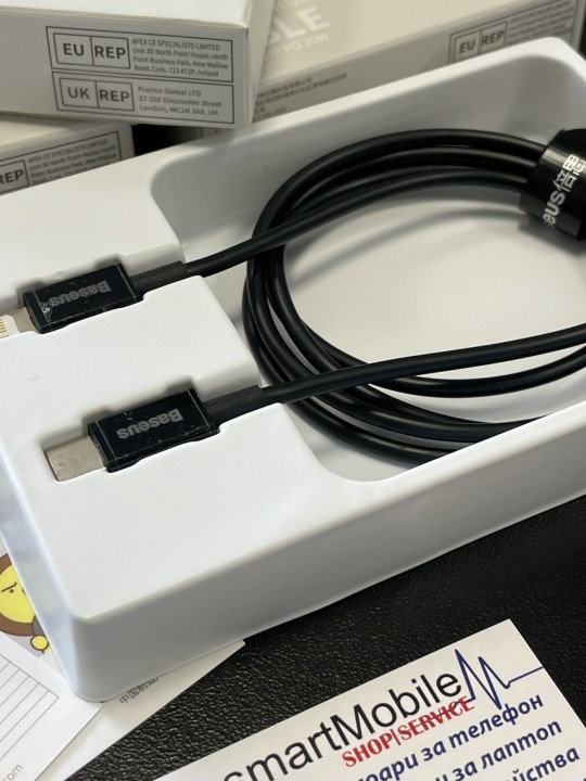 Кабел Type-C към Lightning, PD 20W - Baseus CATLYS-A01, за iPhone