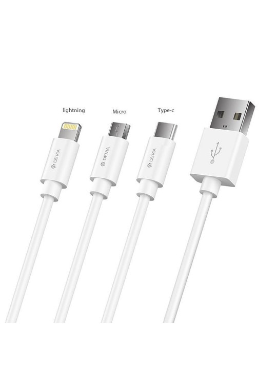 Кабел USB Type-C - Devia Kintone Series - 1.0m