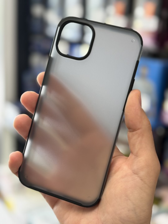 Калъф за iPhone 14 Plus - PVC Matt - Black