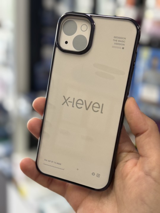 Калъф за iPhone 14 Plus - X-Level Dawn PVC - Black