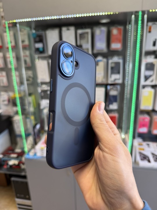 Калъф за iPhone 16 - Lux Magsafe - Deep Blue