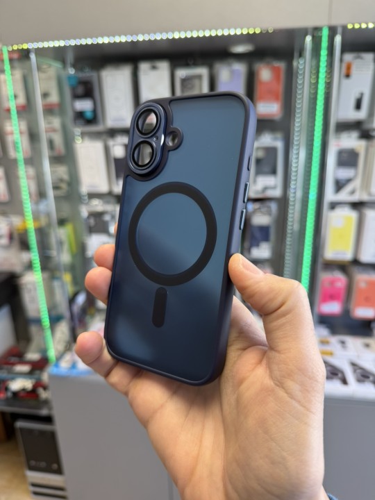 Калъф за iPhone 16 - Lux Magsafe - Deep Blue