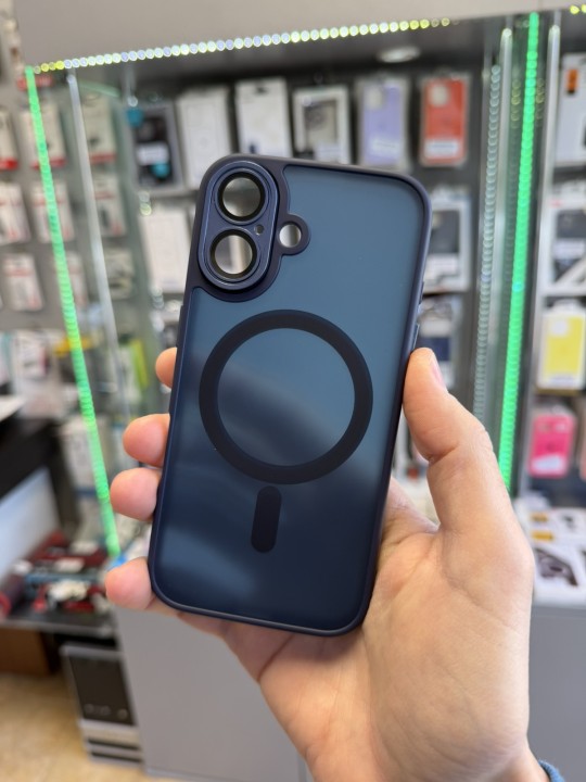 Калъф за iPhone 16 - Lux Magsafe - Deep Blue