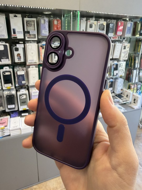 Калъф за iPhone 16 - Lux Magsafe - Purple