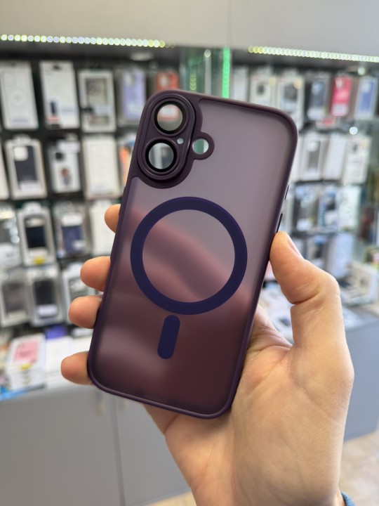Калъф за iPhone 16 - Lux Magsafe - Purple