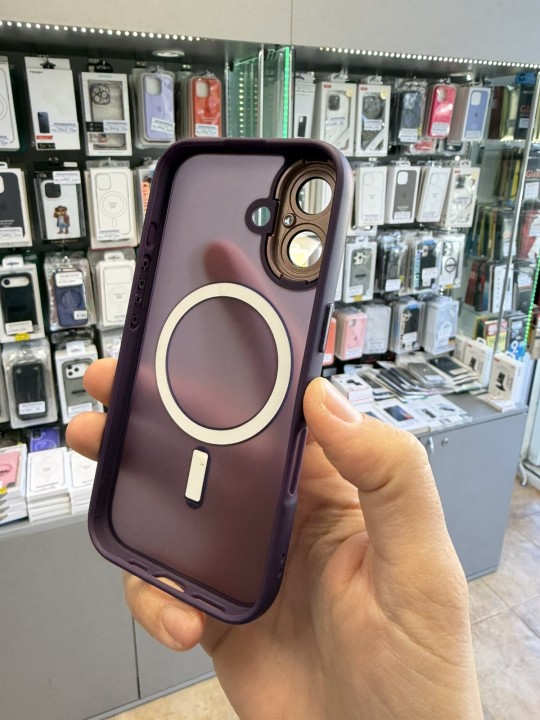 Калъф за iPhone 16 - Lux Magsafe - Purple