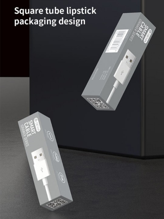 Кабел Type-C USB Devia iDrawer Series, 1.0m, up to 2.1A, White