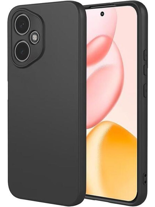 Калъф за Honor 400, силиконов - черен мат