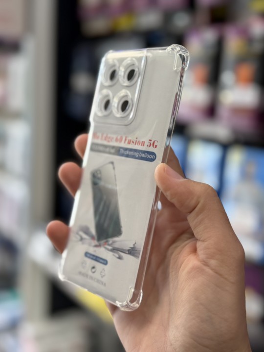 Калъф за Motorola Edge 60 Fusion 5G - прозрачен силикон AntiShock