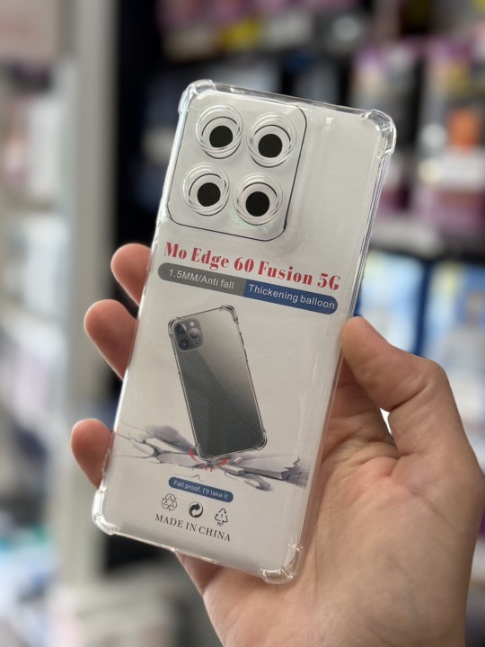 Калъф за Motorola Edge 60 Fusion 5G - прозрачен силикон AntiShock