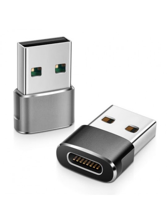 Преходник USB-A (мъжко) към Type-C (женско), OTG