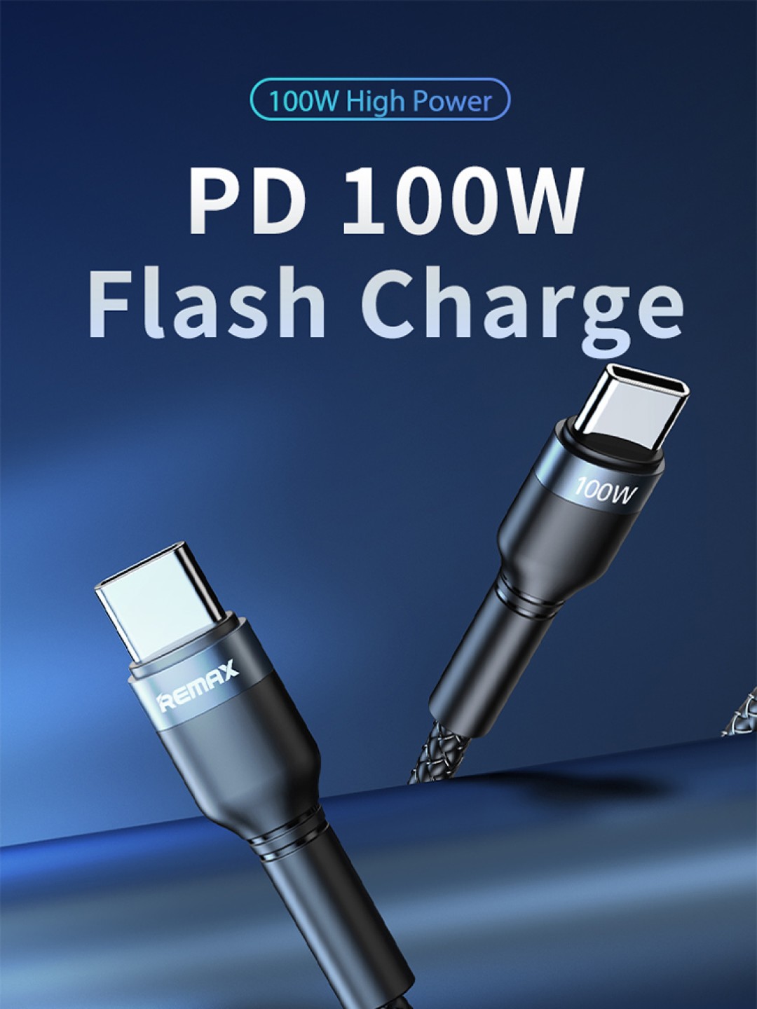 Кабел USB Type-C към Type-C - Remax RC-172 100W