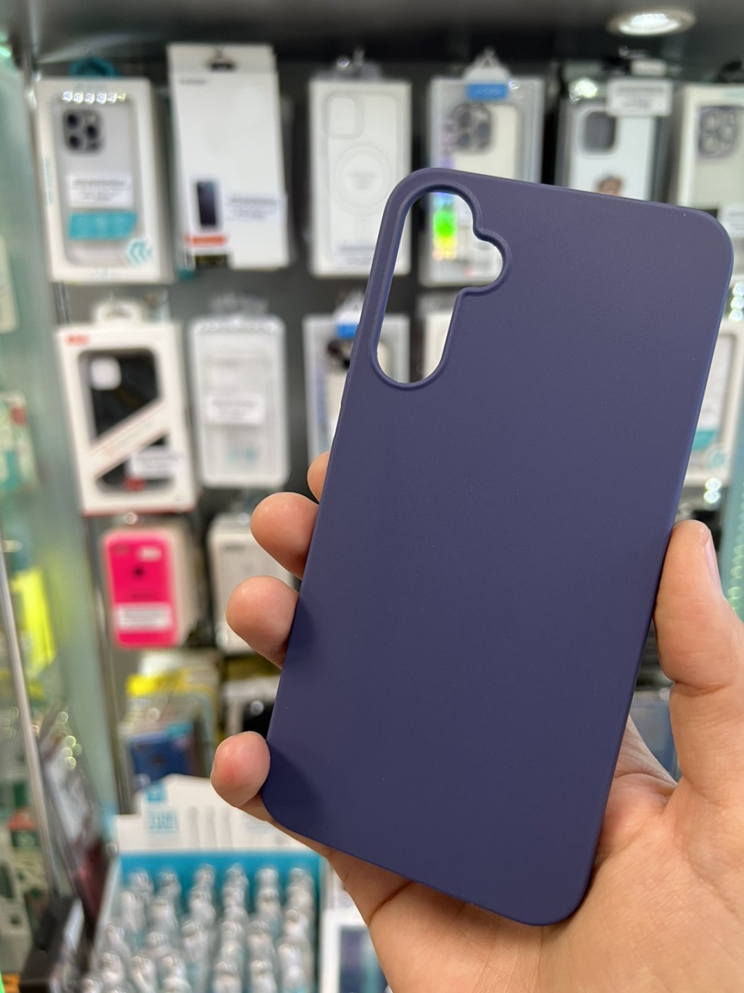 Калъф за Samsung A34 5G, Blue Matt, Силикон