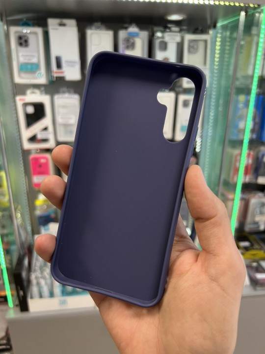 Калъф за Samsung A34 5G, Blue Matt, Силикон