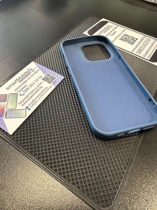 Калъф за iPhone 15 Pro - Silicone Case, Blue