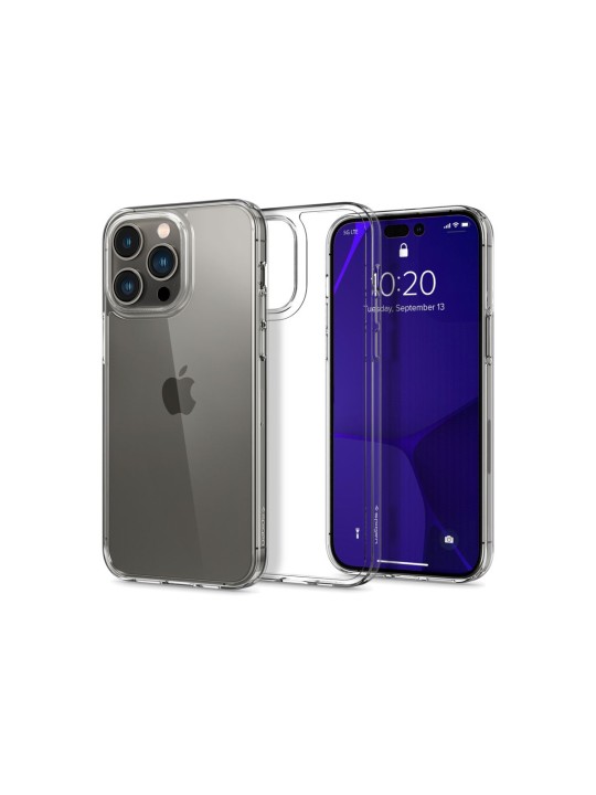 Кейс за iPhone 14 Pro - Spigen Neo Hybrid Crystal, прозрачен