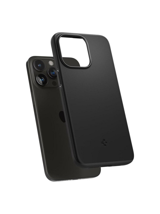 Кейс за iPhone 15 Pro - Spigen Thin Fit, Black