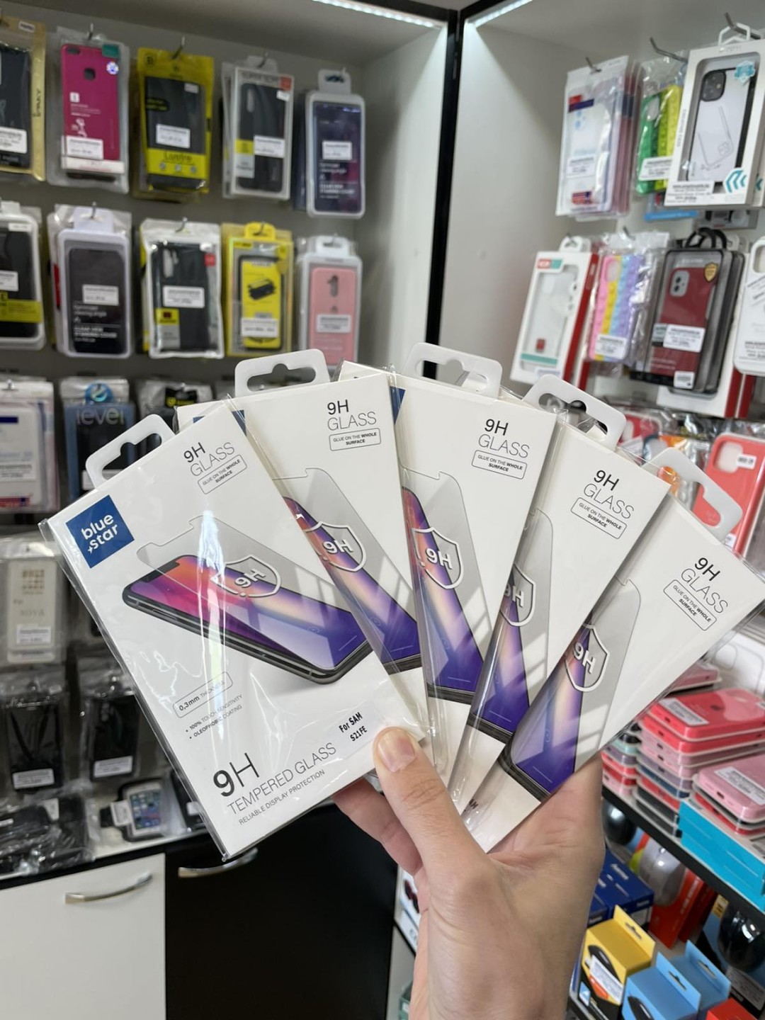 Стъклен протектор за Samsung S21FE 5G, прозрачен